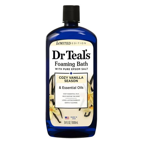 Dr Teal's Cozy Vanilla Season Foaming Bath 34oz - Picture 1 of 1